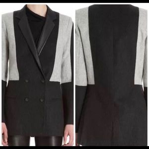Helmut Lang Grey Wool double breasted blazer 4